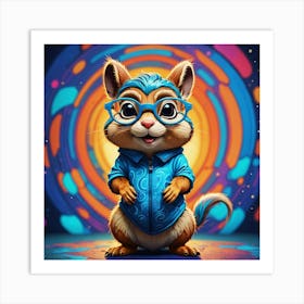 Chipmunk 42 Art Print