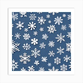 Snowflakes 7 Art Print