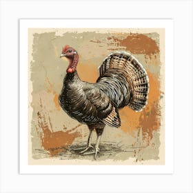 Thanksgiving Turkey 5 Art Print