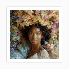 Flower Crown Art Print