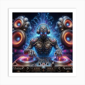 Cosmic Dj 1 Art Print