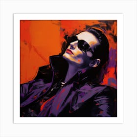 Man In Sunglasses Art Print