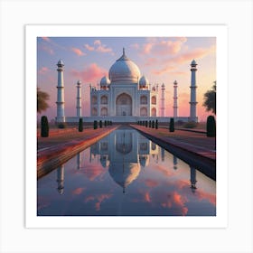 Eternal Grace of the Taj Mahal Art Print