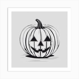 Halloween Pumpkin Art Print