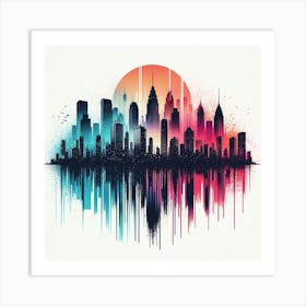 Cityscape Canvas Art Art Print