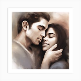 Love Art Print Portraying 1 Art Print