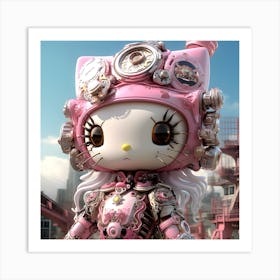 Hello Kitty Steampunk Collection By Csaba Fikker 31 Art Print