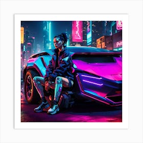 Cyberpunk Art Art Print