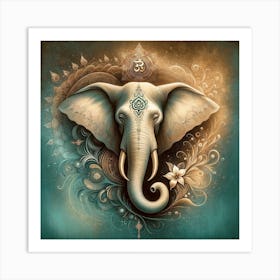 Elephant Art Art Print