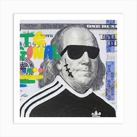 Original Benjamin Franklin Art Print