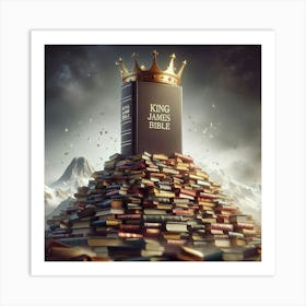 King James Bible Above All Others Art Print