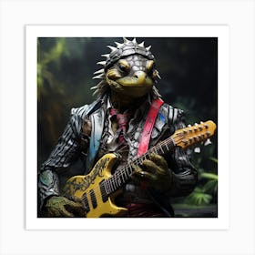 Lizard Man Art Print