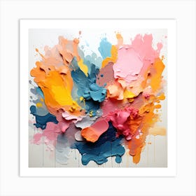 Splatter Painting Art Print