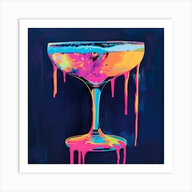 Dripping Martini Art Print