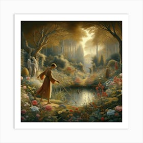 Christ In The Garden Art Print