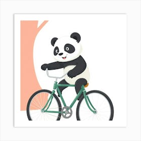 Asm A Cute Panda Riding A Bicycle 23be5dc0 9b6c 43ca 957f 8f322910b7c0 Art Print