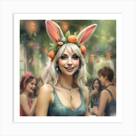 Easter Bunny 21 Art Print