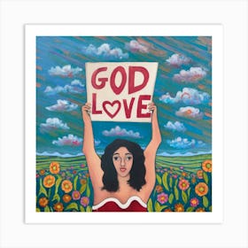 God Love Art Print