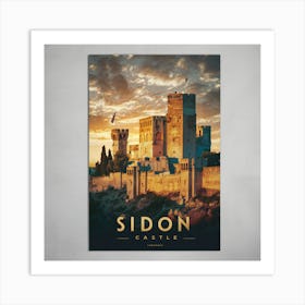 Sidon Castle Art Print