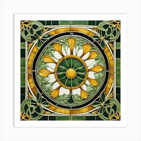 Deco Tile Art Print