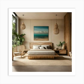 Ultra Realistic Photo Of Bali Inspired Cream Stone (7) Art Print