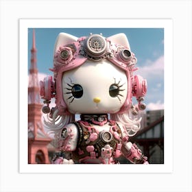 Hello Kitty Steampunk 4 Art Print
