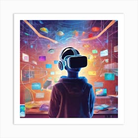 Vr Headset Art Print