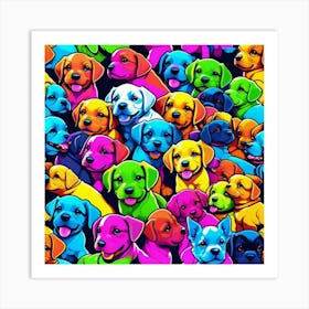 Labrador Puppies Art Print