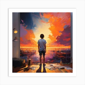 Sunset 1 Art Print