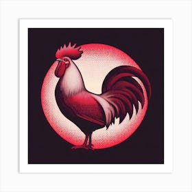 Rooster 4 Art Print