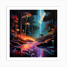 Jungle River Art Print