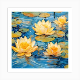 Water Lilies 9 Art Print