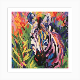 Zebra Art Print