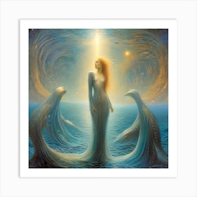 Ocean Goddess Art Print