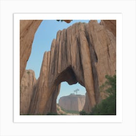 Arch In The Desert Art Print