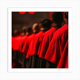 Red Robes Art Print