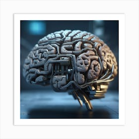 Brain Of A Robot 27 Art Print