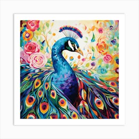 Peacock 4 Art Print