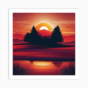 Sunset 19 Art Print