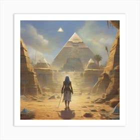 Fantasy Novels about the Pyramids Art Print