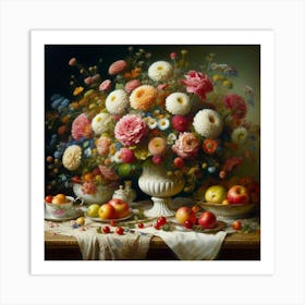 Bouquet Of Flowers 1 Art Print