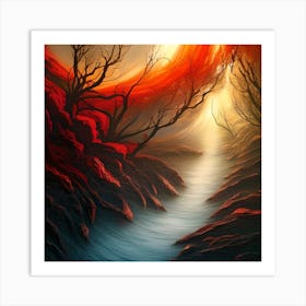 Fantasy Landscape 2 Art Print