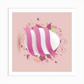 Easter Egg Colorful Spring Color Art Print