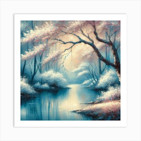 Cherry Blossoms Art Print