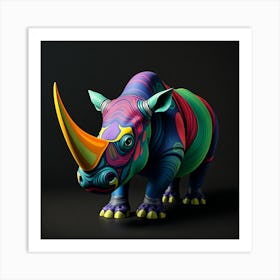 Rhino 2 Art Print