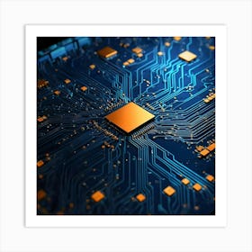 Circuit Board 52 Art Print