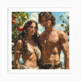 Adam And Eve Art Print