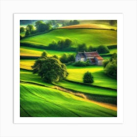 House In The Countryside 8 Art Print