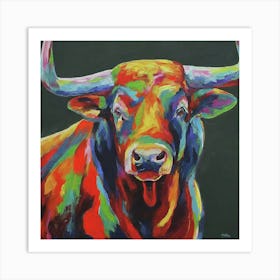 Bull Canvas Print Art Print