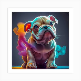 Bulldog Art Print